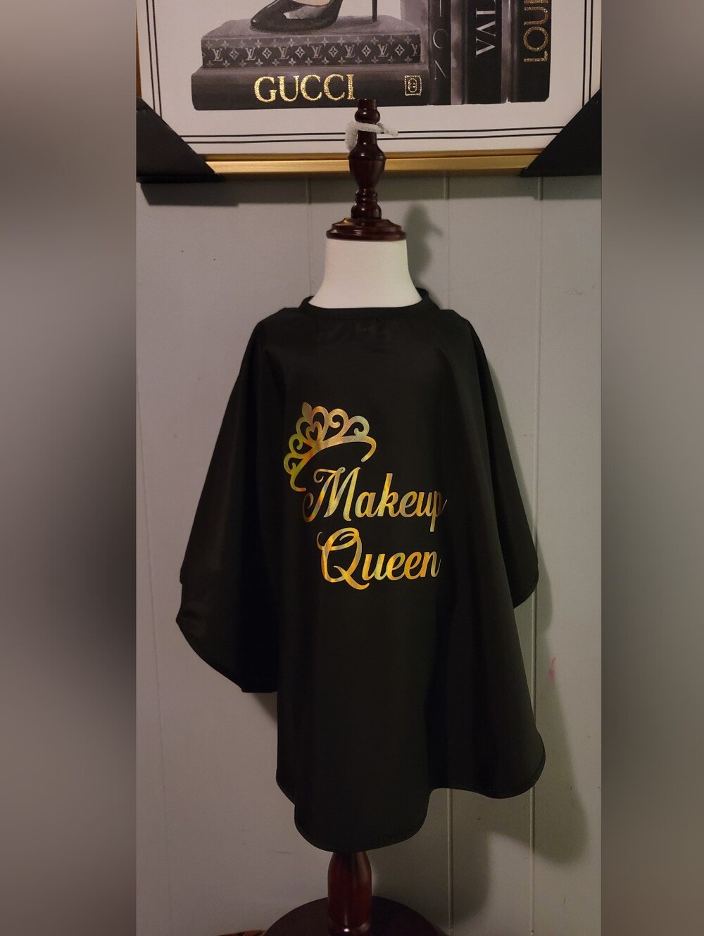 New Personalized Makeup Hair Salon Cape Pageant Dance Model Wedding
